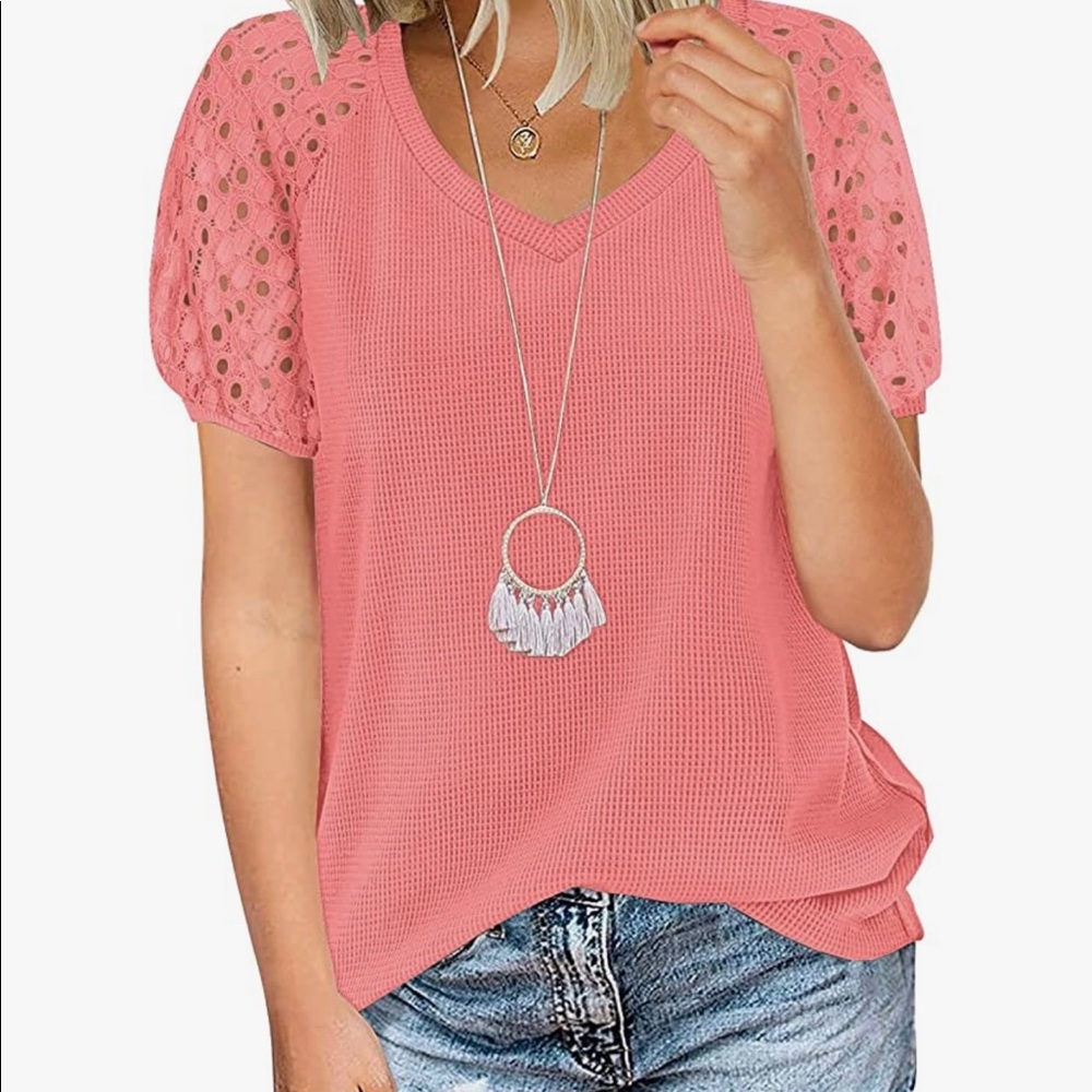 Lace casual top